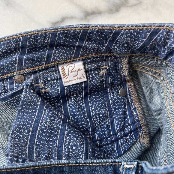 Paige Fairfax Flare Low Rise Denim - Picture 6 of 12